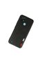 Realme c21 case loop leather silicone - black - 2