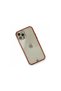 Apple iPhone 12 Pro Case Liva Stone Silicone - Red - 3
