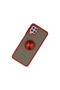 Samsung Galaxy A22 Case Montreal Ring Silicone Cover - Red - 2