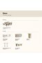 Qasr 3 Doors & 3 Drawers Buffet Cabinet - Pearl White - 7