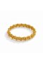 Spiral Flexible Gold Steel Bracelet - Curved Gold Bracelet - 5