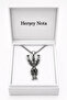 Men's Bodybuilding Figured Metal Necklace Silver Color Chain 60 cm - 5