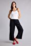 Wide Leg Zippered Regular Waist Straight Leg Flowy Fabric Trousers H1929Ax26Sm - 2