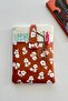 Fabric Book Cover with Pockets White Floral