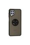 Samsung Galaxy A22 Case Montreal Ring Silicone Cover - Black - 3
