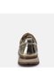 Large size women's sports shoes genuine leather-41-42-43-4-gold - 5