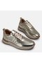 Large size women's sports shoes genuine leather-41-42-43-4-gold - 2