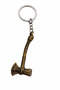 Viking Axe Figured Metal Keychain with Antique Look Unisex Accessory - 2