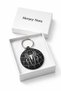 Spider Patterned Black Round Keychain Marvel Style Accessory - 3