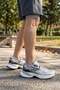 Ayoze Men's Silver Sports Shoes - 4