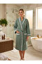 Pike Kimono Women's Bathrobe - Dressing Gown - Elegant Ruffle Detail