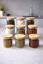 3-Tier Bamboo Spice Rack Set with 9 Glass Jars – Borosilicate Glass, Kitchen Organizer Stand - 2