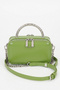 Levidor Premium Double Eye and Zipper Detail Small Size Bag 930424 Pistachio Green