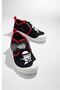 Black Boys' Plush Comfortable Sole Velcro Adjustable Home School Nursery Slippers Shoes - 2