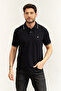 Men's Polo Neck T-Shirt Navy Blue