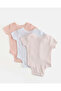 Baby Assorted Printed 3 Pack Short Sleeve Bodysuit Set - 4
