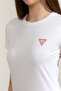 Mini Triangle Women's Slim Fit T-Shirt White - 5