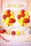 Yellow Red Latex Balloon Set 20 Pieces 11 Inch Galatasaray Theme Birthday Party Decoration Balloon