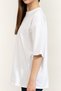 Ss Oversize Ck Ny Tee Women's Crew Neck T-Shirt White - 3