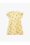 Baby Girl Dress 6Smg80004Ak Yellow Patterned - 5