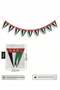 UAE Flag Bunting Banner 3 Meters Polyester Triangle Pennant Flags for National Day Decoration