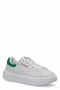 Black Sneakers, Platform Sole Sports Shoes, Women's Thick Sole Shoes - 6