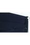 Buttoned Elastic Waist Lycra Crepe Long Palazzo Trousers - Navy Blue - 5