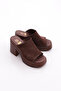 D21102 Women's Heeled Slippers - 2