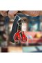 2D Flat Acrylic Simulation Boxing Glove Pendant Keychain Car Rearview Mirror Pendant Boxing Fan Gift - 2