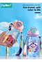 Kids Water Bottles with Straws, Portable Leakproof Water Cups with Adjustable Straps, Cartoon Drink - 3
