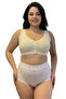 High Waist Cotton Panties, 5-Piece Patterned Lace Detailed Panties Set, Breathable Daily Underwear L-Xl - 3