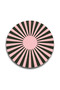 Sdt Pink Green Sun Patterned Woven Base Decorative Carpet Sdt661