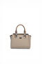 Dark Beige - Latte Plain Women's Handbag Sp1281