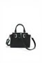 Black - Black Plain Women's Handbag Sp1281 - 5