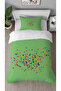 Heart Love Affection Patterned Specially Designed with Digital Print Pieces Bed Sheet Sız Single Stylish Duvet Cover Set