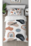 Flowers and Leaf Pattern Digital Printed Special Design Stylish Single Duvet Cover Set Without Sheets