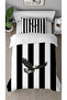 Black and White Eagle Patterned Digital Printed Special Design Single Duvet Cover Set Without Sheets
