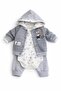 Baby Boy Set with Hooded Jacket, 3-Piece