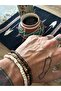 MULTI 19-20cm 3pcs(1set), Surfer Bracelets, Boho Beaded Bracelet, Beach Bracelet, Men Bracelet Set, - 7