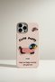iPhone 15 Pro Max Compatible Silicone Phone Case with Kawaii Embroidery and Cute Puppy Figure