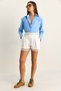 Women's White Lace Detailed High Waist Shorts 20101 60286136 - 3