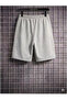 2-Pack Shorts Set - Black and Gray High Waist No-Show Oversize Shorts - 5