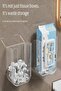 Wet Wipes Box Wall Mounted Rack Adhesive Bathroom Kitchen Organizer Transparent - 2