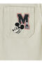 Ecru Mickey Mouse Embroidered Boys' Shirt from Güli̇s Gi̇yi̇m - 3