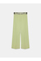 72670 Double Belted Pleated Trousers-F.Green - 6