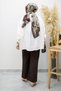 High Waist Trousers with Pockets Tsd260157 Brown - 7