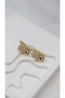 Gold Zircon Stone Fatma Ana Eli Earrings - 2