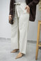 Tied Detail Pocketed Trousers Tsd260166 Stone Color - 3