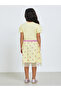 Girls Yellow Cinderella Print Dress - 4