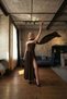 Boynunda Tie-Up Scarf Detail, Strapless Neckline, Slit Sandy Dress - 3